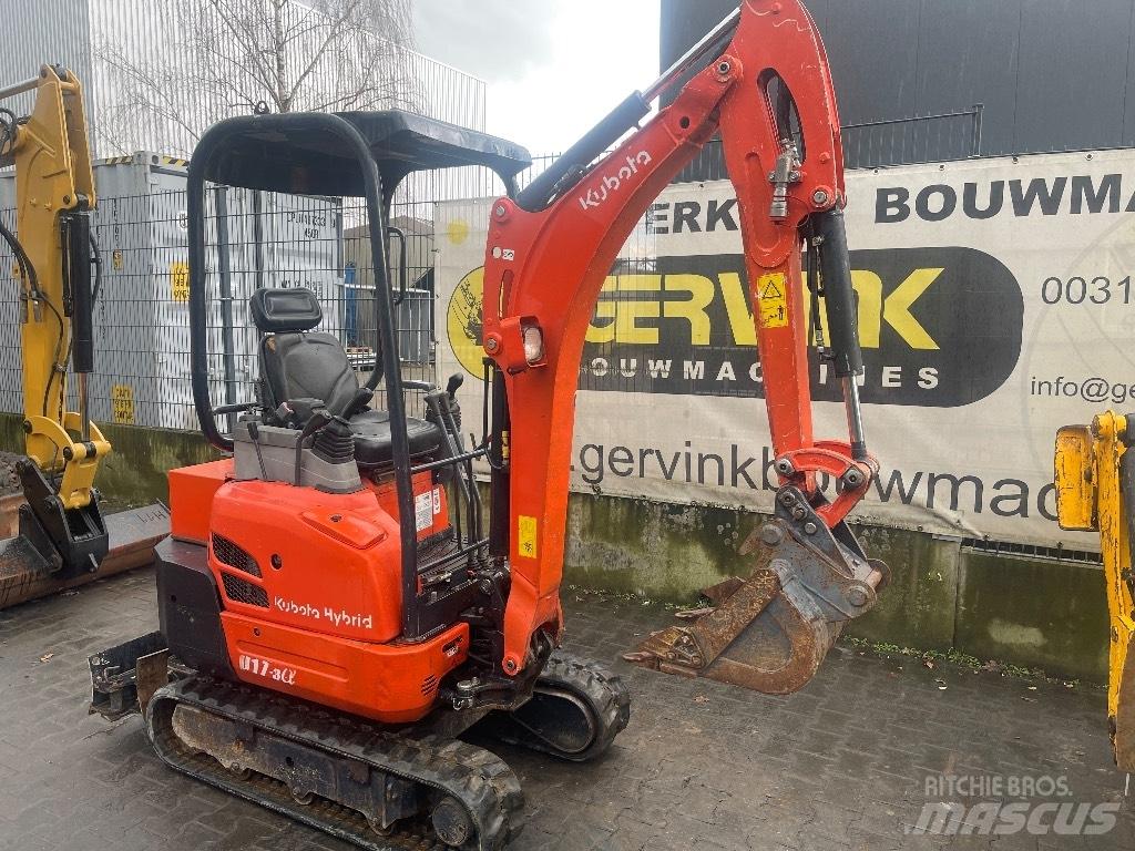Kubota U17-3 hybride Minikoparki