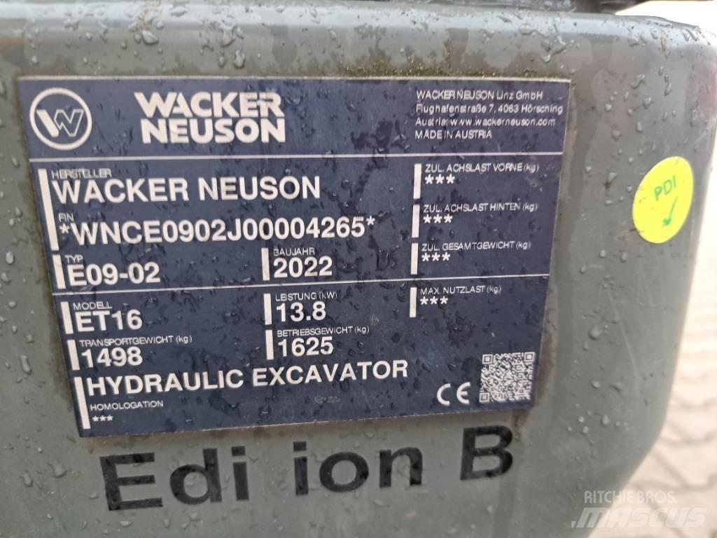 Wacker Neuson ET16 Koparki gąsienicowe