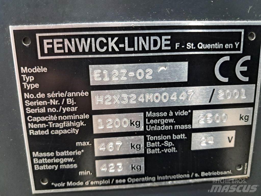 Linde E12Z-02 Wózki elektryczne
