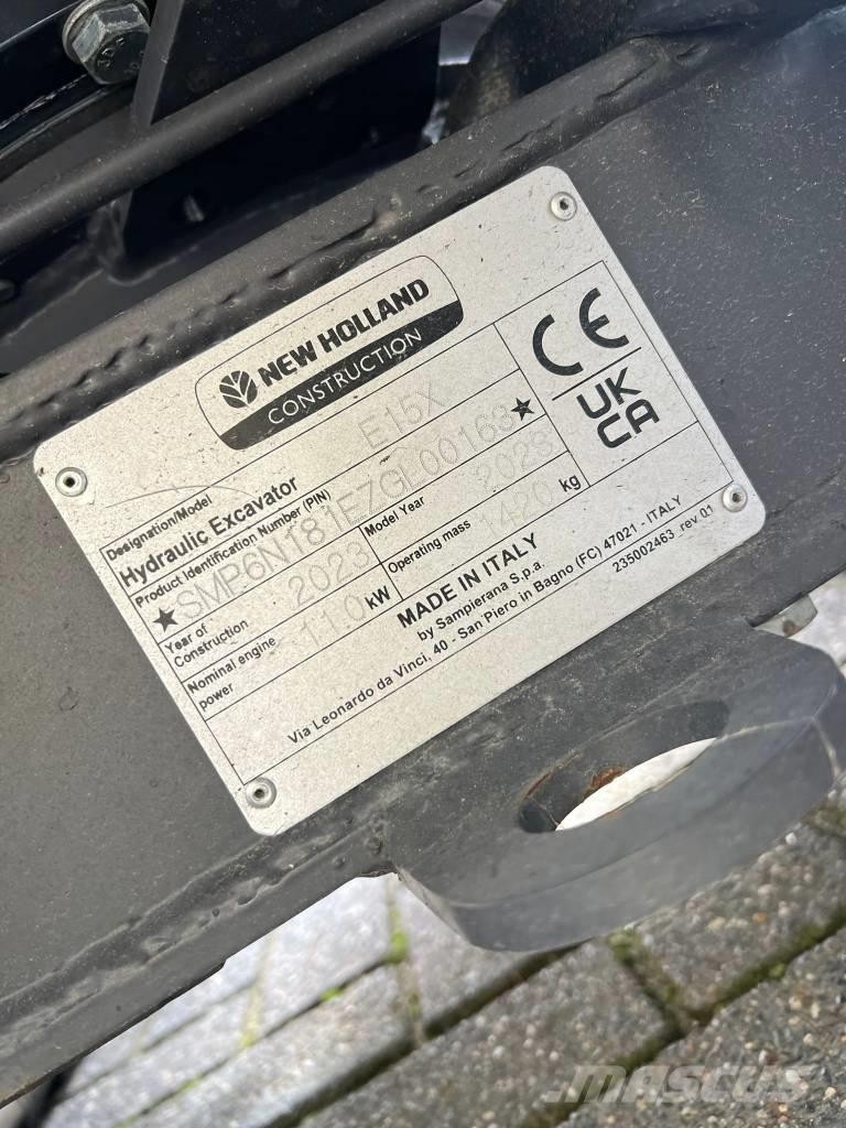 New Holland E 15 X Minikoparki