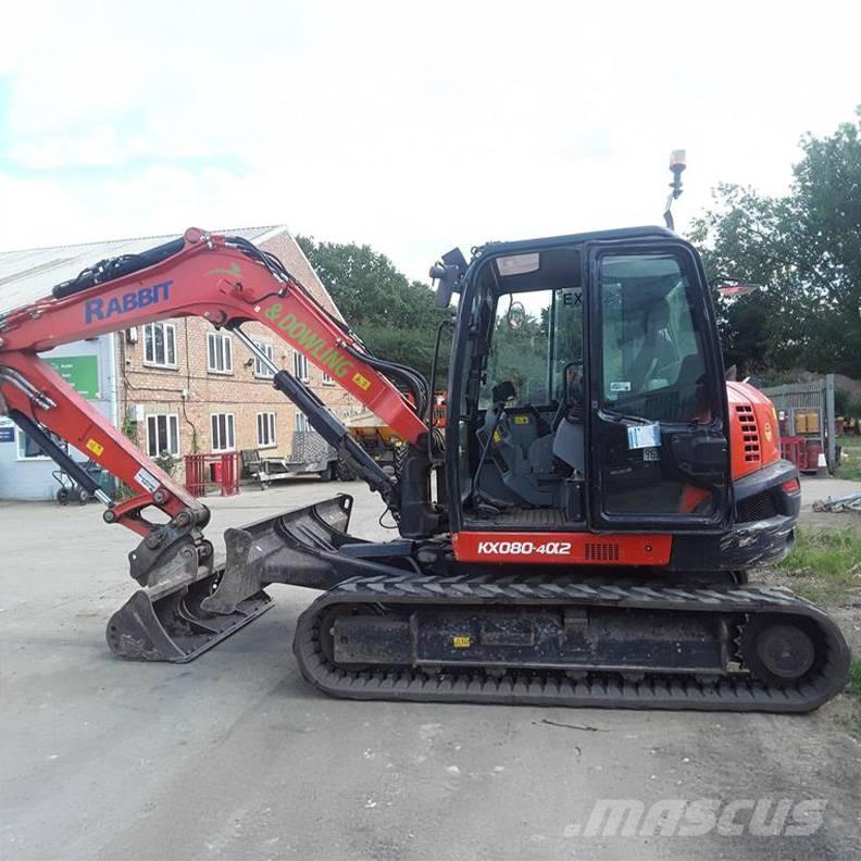 Kubota KX080-4a2 Midikoparki  7t - 12t