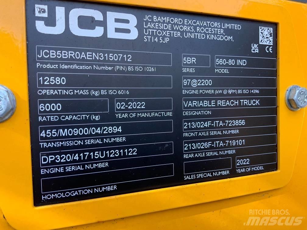 JCB 560-80 Ładowarki teleskopowe
