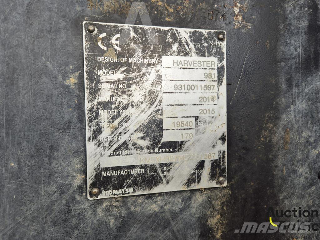 Komatsu 931.1 Harwestery