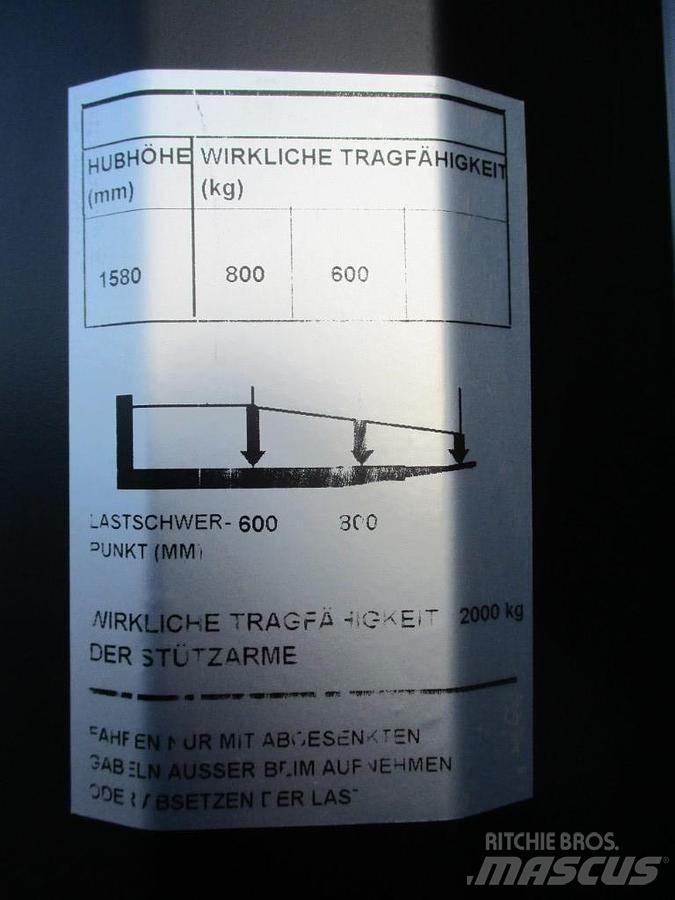 Toyota SWE 080L Wózki widłowe unoszące z dyszlem
