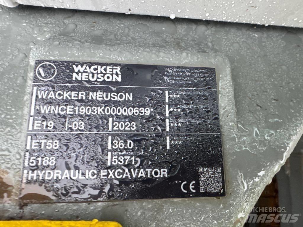 Wacker Neuson ET58 Koparki gąsienicowe