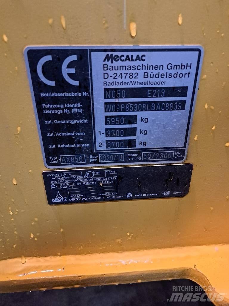 Mecalac AX 850 Ładowarki kołowe