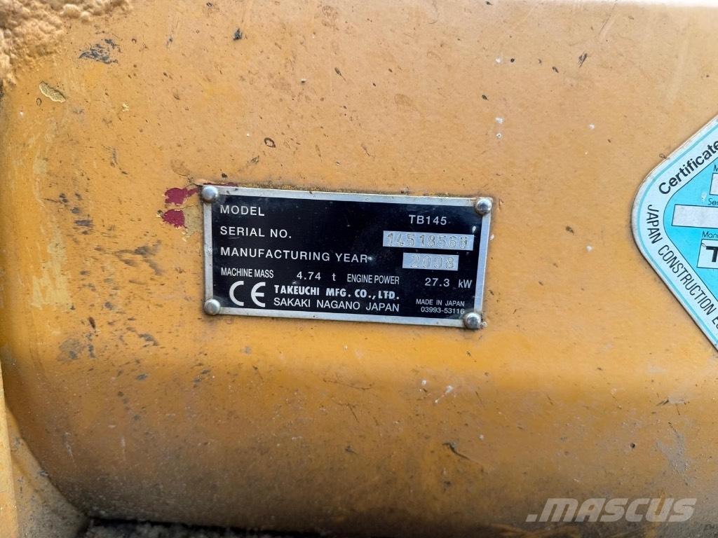 Takeuchi TB 145 Minikoparki