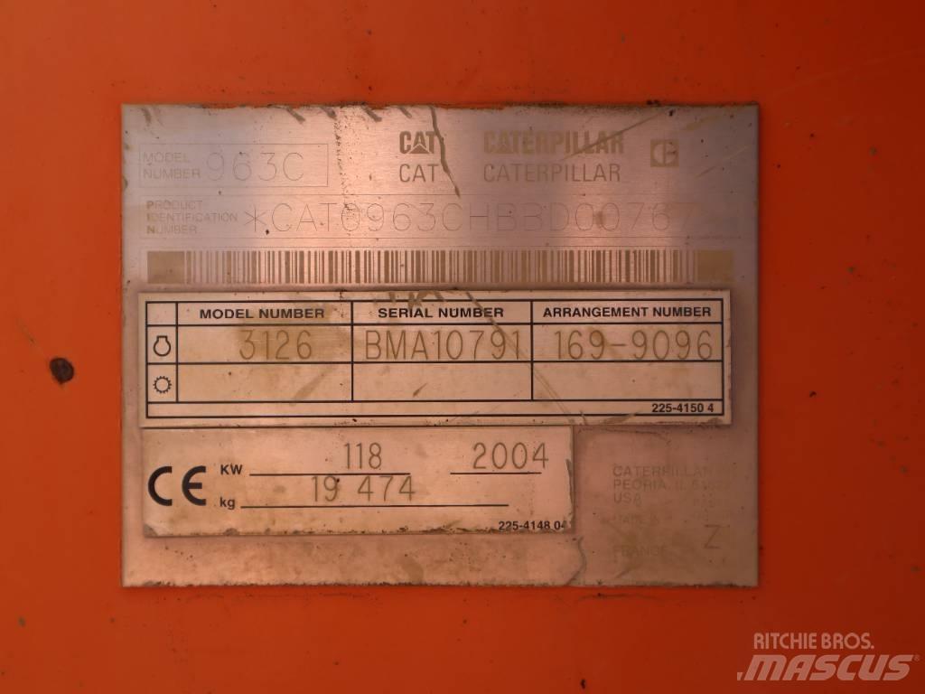 CAT 963 C Ładowarki gąsienicowe