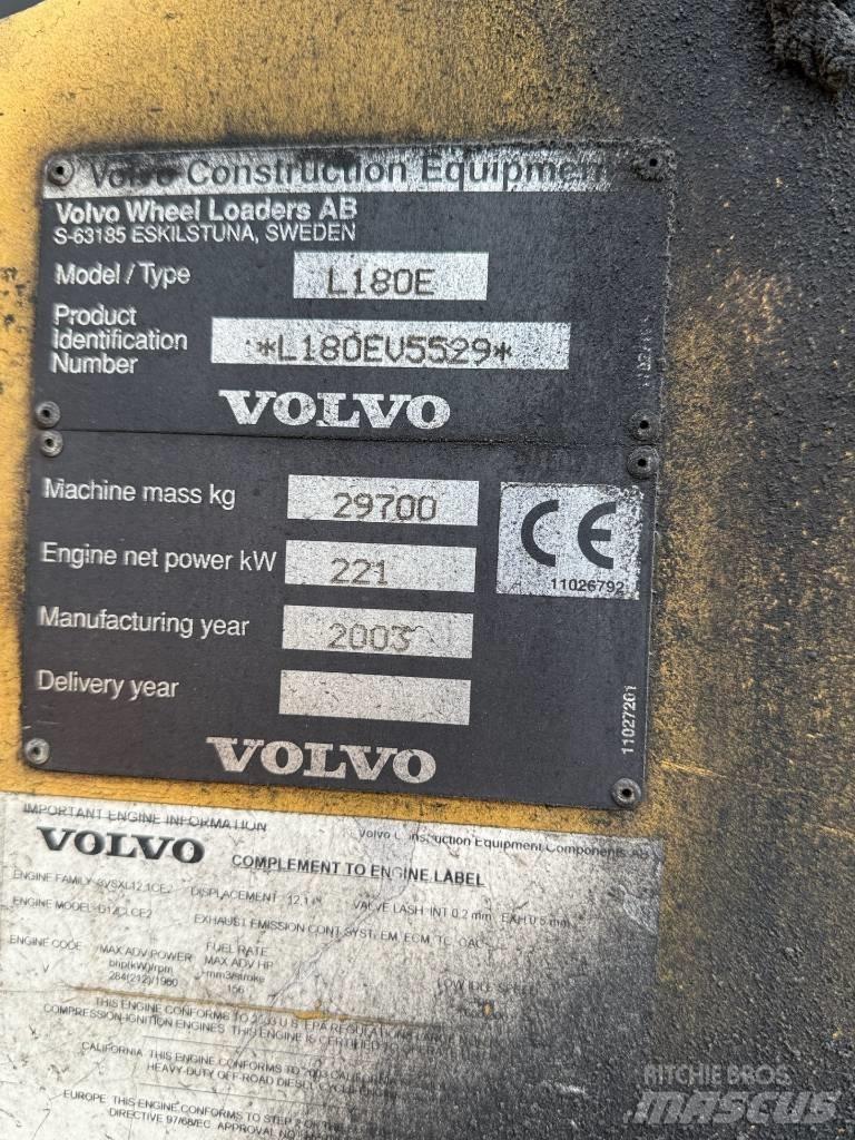 Volvo L 180 E Ładowarki kołowe