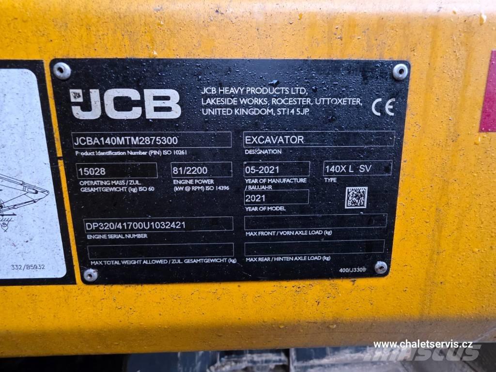 JCB 140 X Koparki gąsienicowe