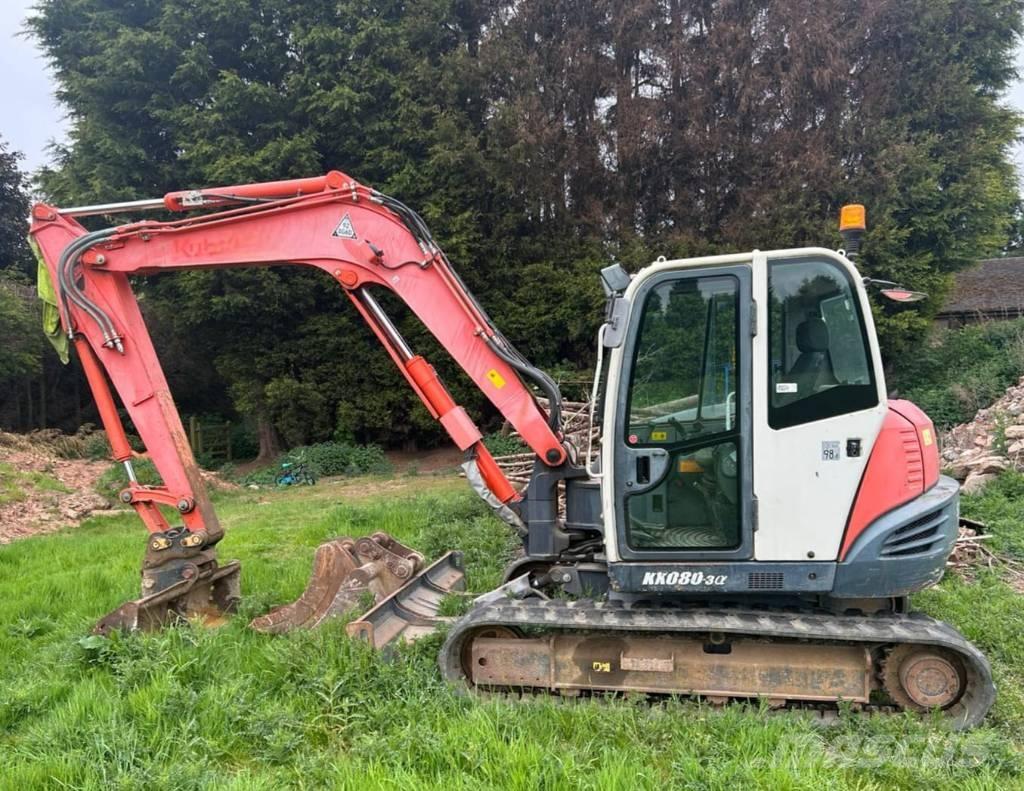 Kubota KX 080-3 Midikoparki  7t - 12t