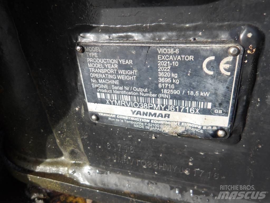 Yanmar Vio 38 Minikoparki