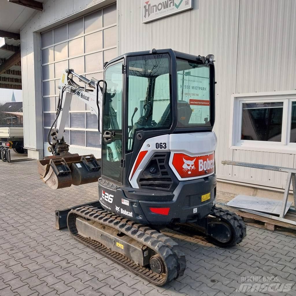 Bobcat E 26 Kabine Minikoparki