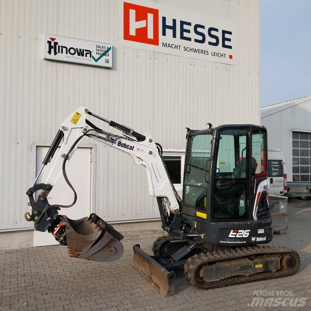 Bobcat E 26 Kabine Minikoparki