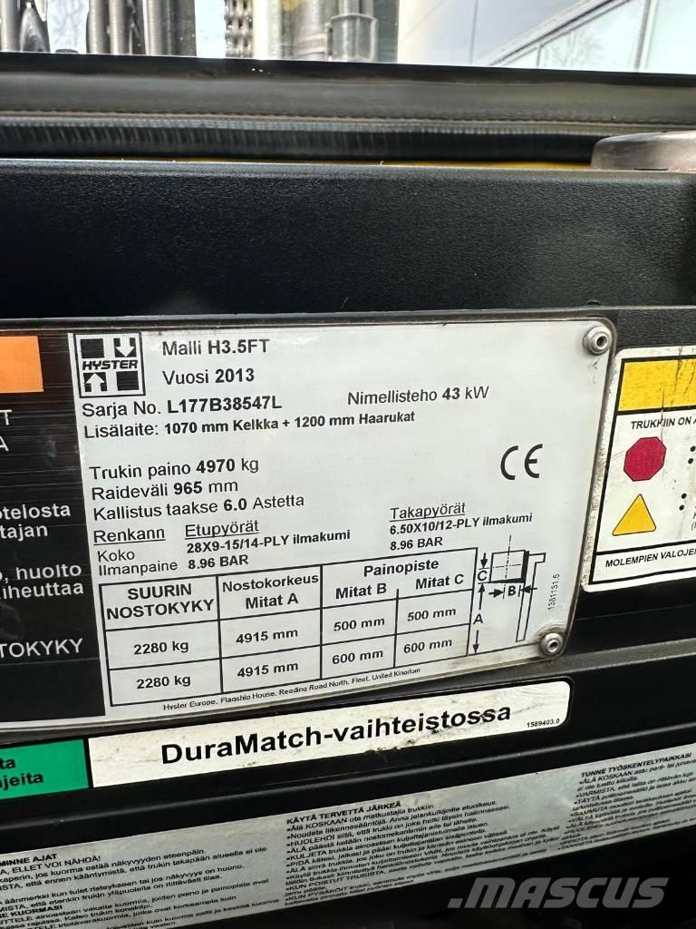 Hyster H 35 FT Wózki Diesla