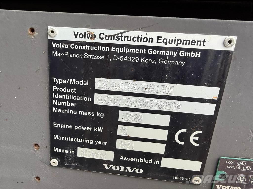Volvo EWR130E Koparki kołowe