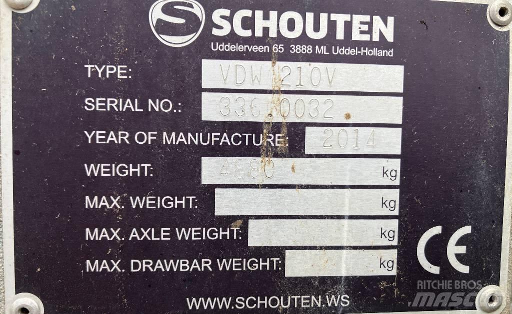 Schouten VDW 210 V Inny sprzęt do obsługi inwentarza żywego