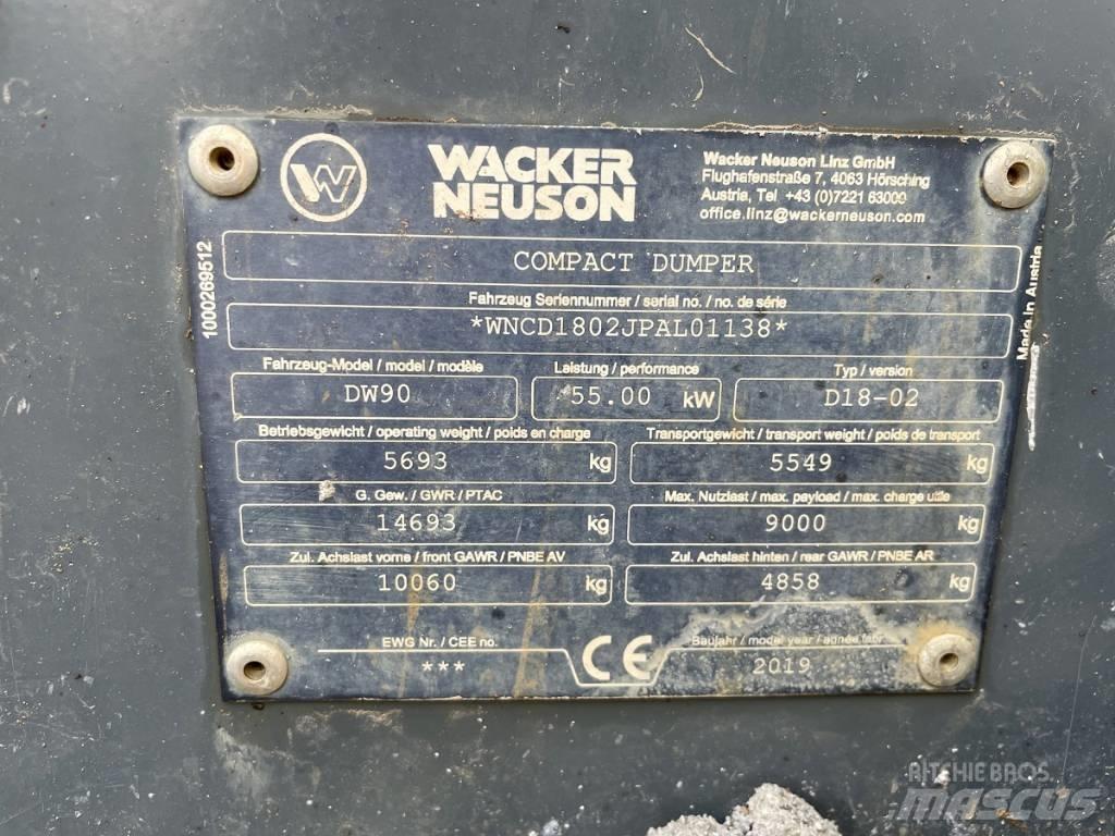 Wacker Neuson DW 90 Wozidła kolebkowe
