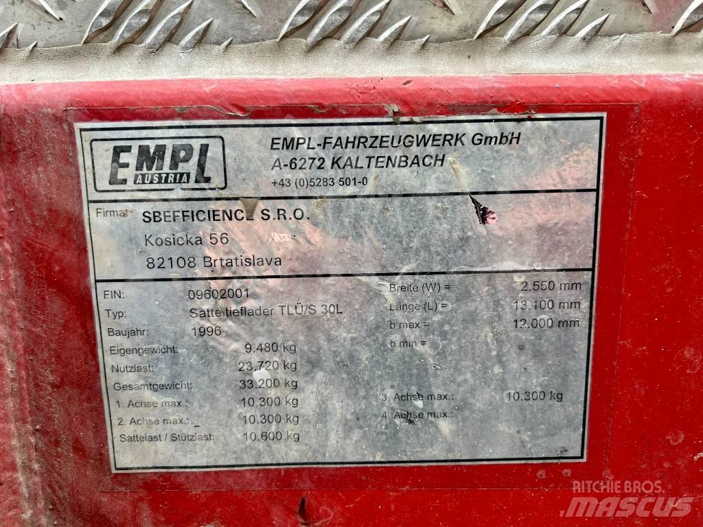 Empl Tlus 30l Przyczepy niskopodłogowe