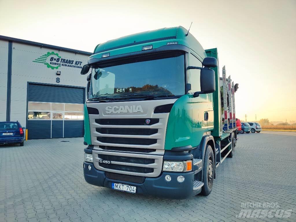 Scania G 450 Samochody do przewozu drewna