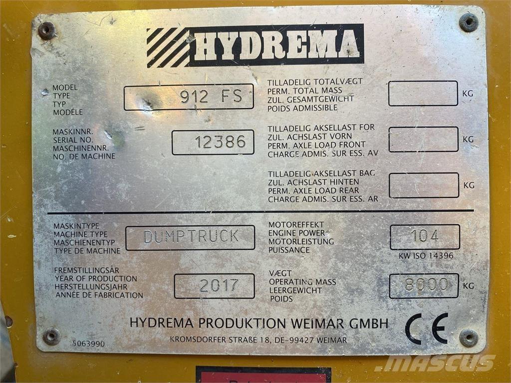 Hydrema 912FS Wozidła kolebkowe