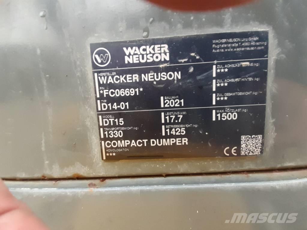 Wacker Neuson DT15 Wozidła gąsienicowe