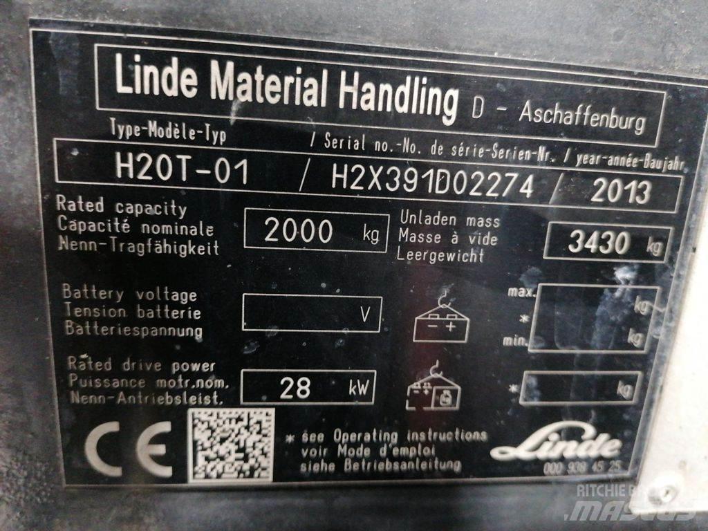 Linde H20T-02 Wózki LPG