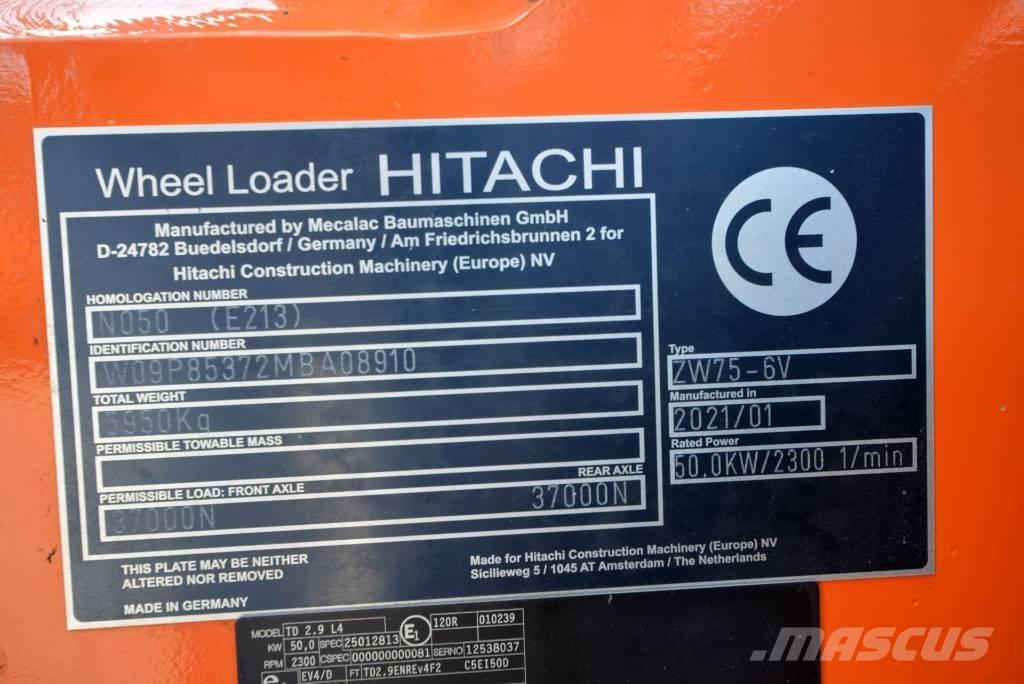 Hitachi ZW 75-6 Ładowarki kołowe