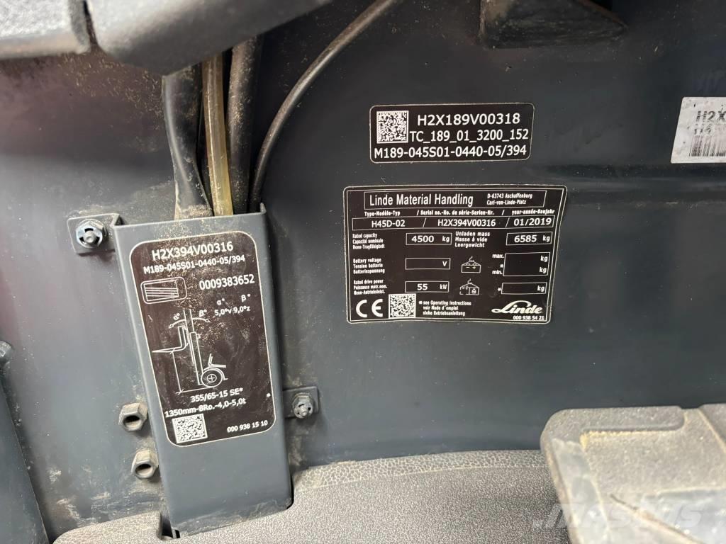 Linde H45D-02 EVO Wózki Diesla