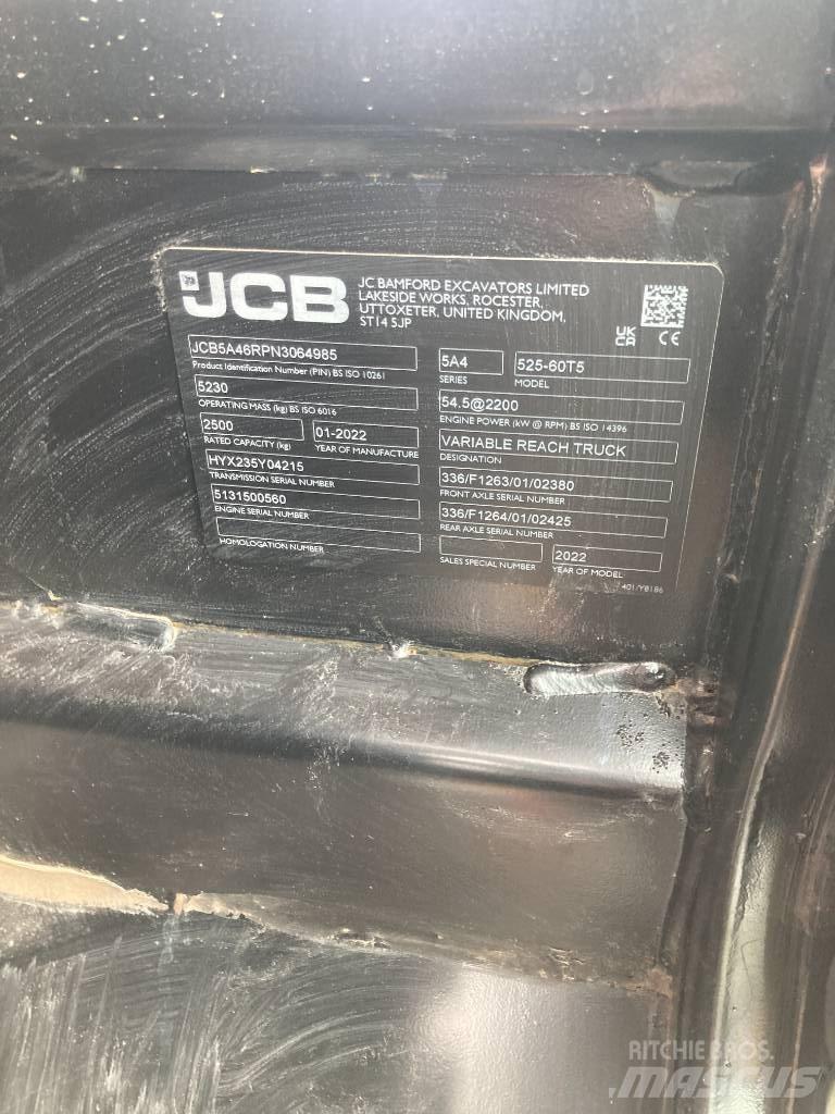 JCB 525-60 Ładowarki teleskopowe
