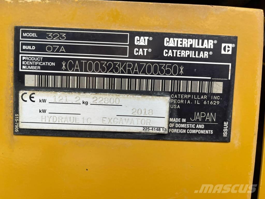 CAT 323 07A Koparki gąsienicowe