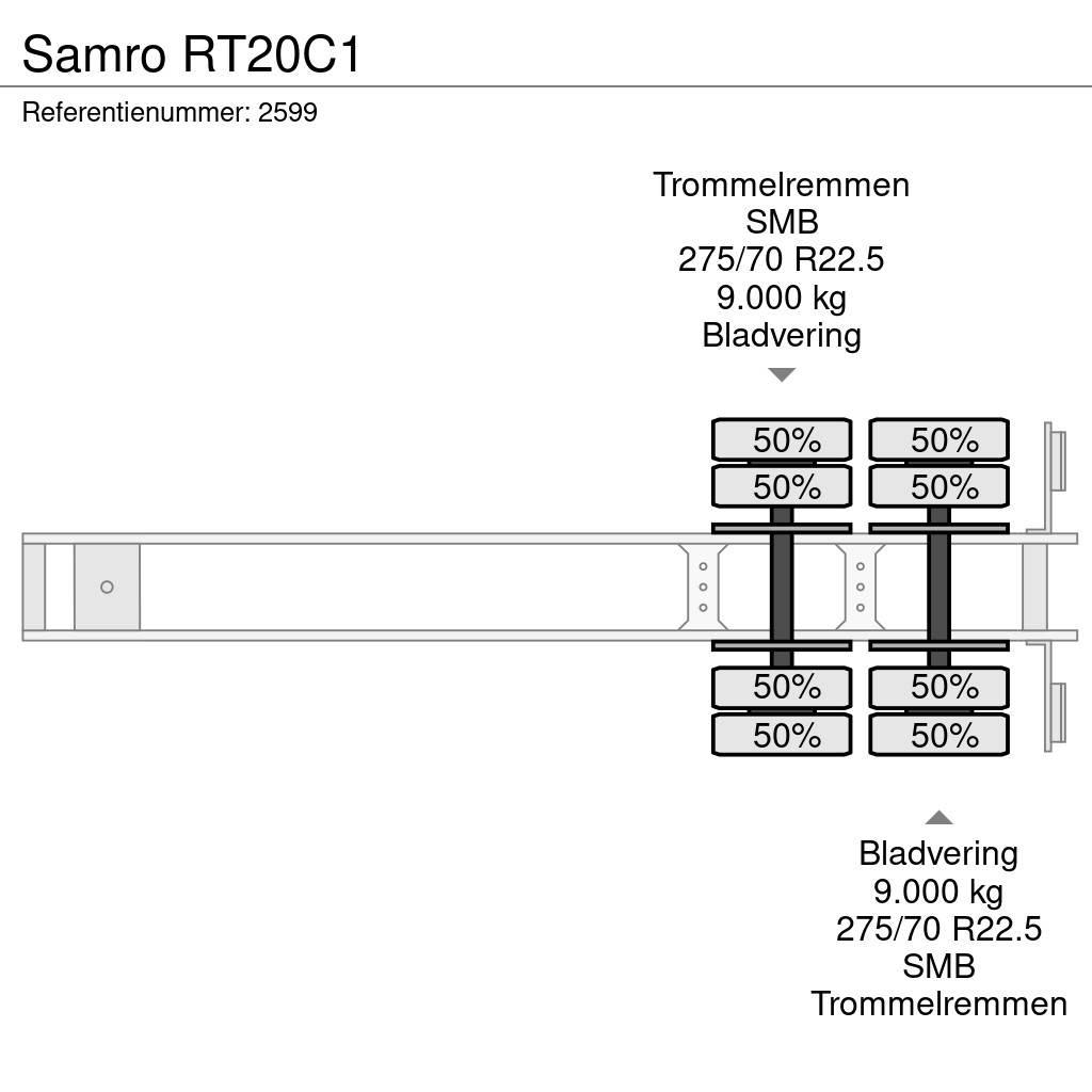 Samro RT20C1 Platformy / Naczepy z otwieranymi burtami