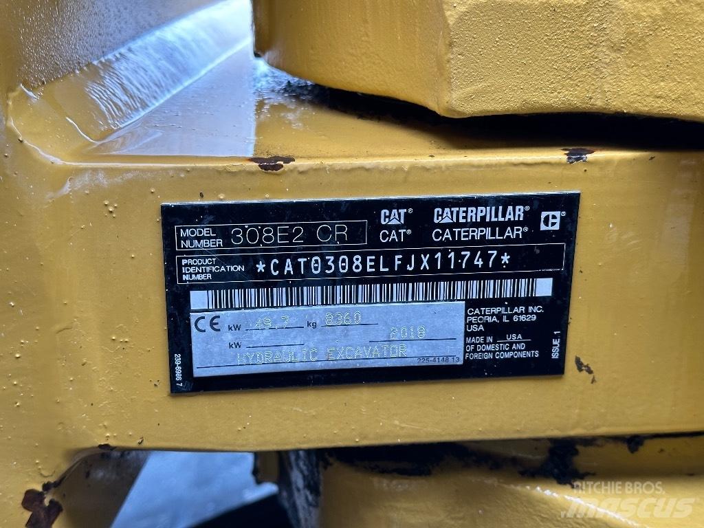 CAT 308E2 CR Midikoparki  7t - 12t