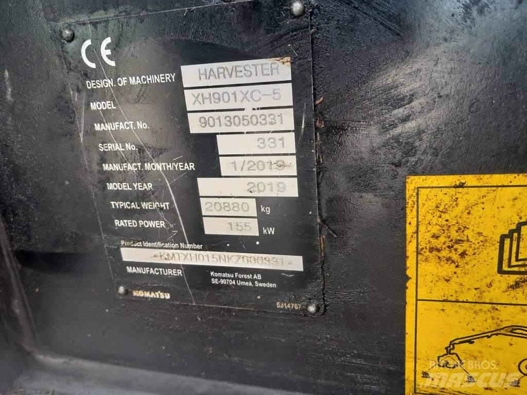 Komatsu 901 XC Harwestery