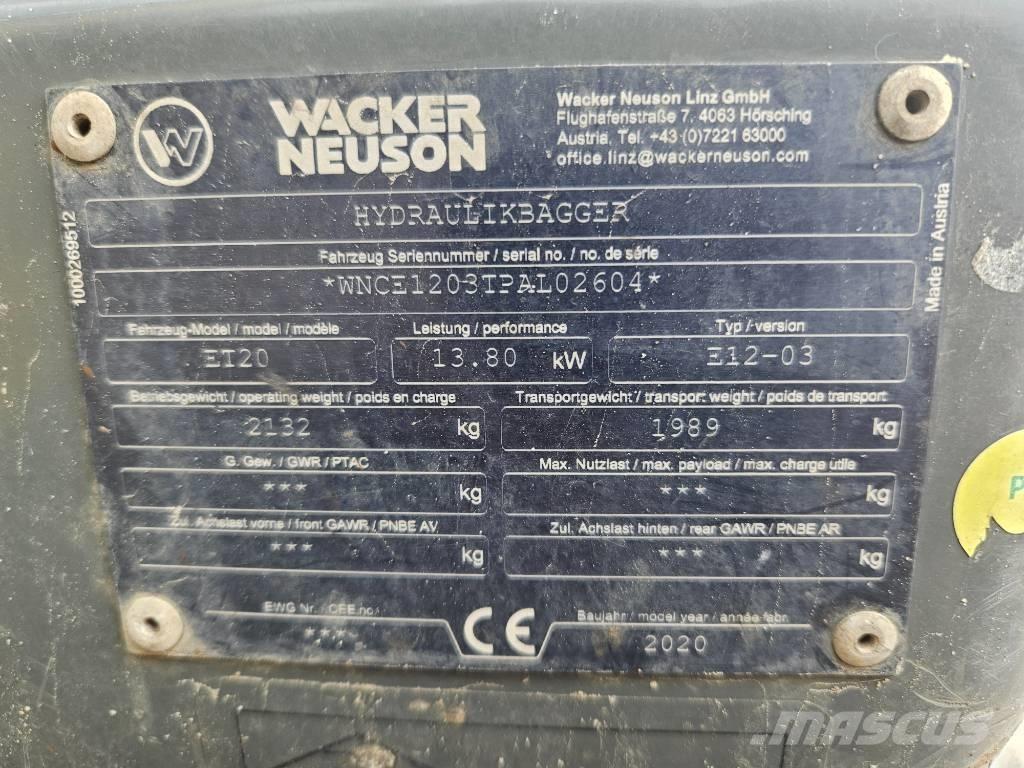 Wacker Neuson ET 20 Minikoparki