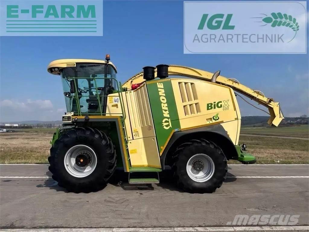 Krone big x 600 i Sieczkarnie samojezdne
