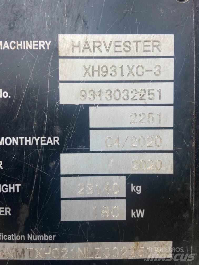 Komatsu 931XC Harwestery