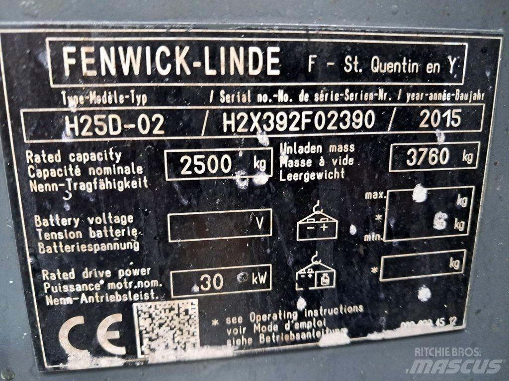 Linde H25D-02 Wózki Diesla