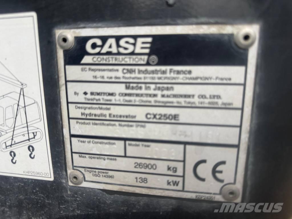 CASE CX 250 E Koparki gąsienicowe