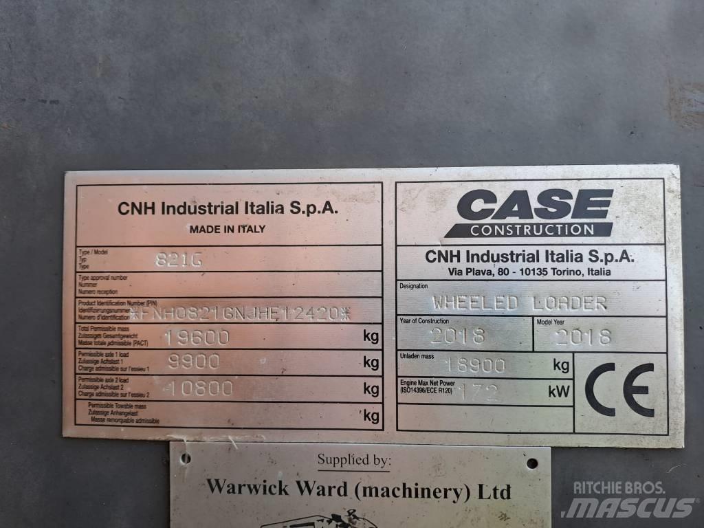 CASE 821GXR Ładowarki kołowe