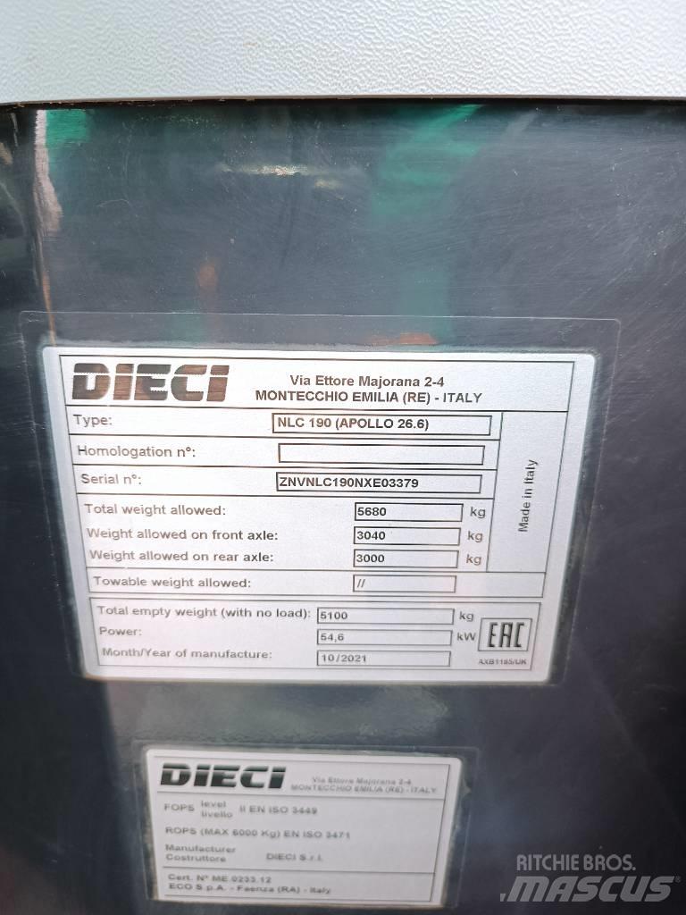 Dieci Apollo 26.6 Ładowarki teleskopowe