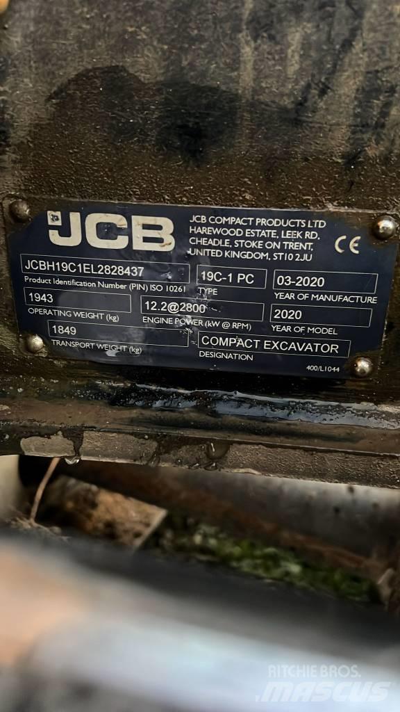 JCB 19 C-1 Minikoparki
