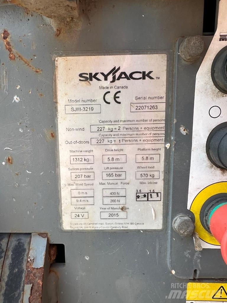 SkyJack SJ 3219 Podnośniki nożycowe