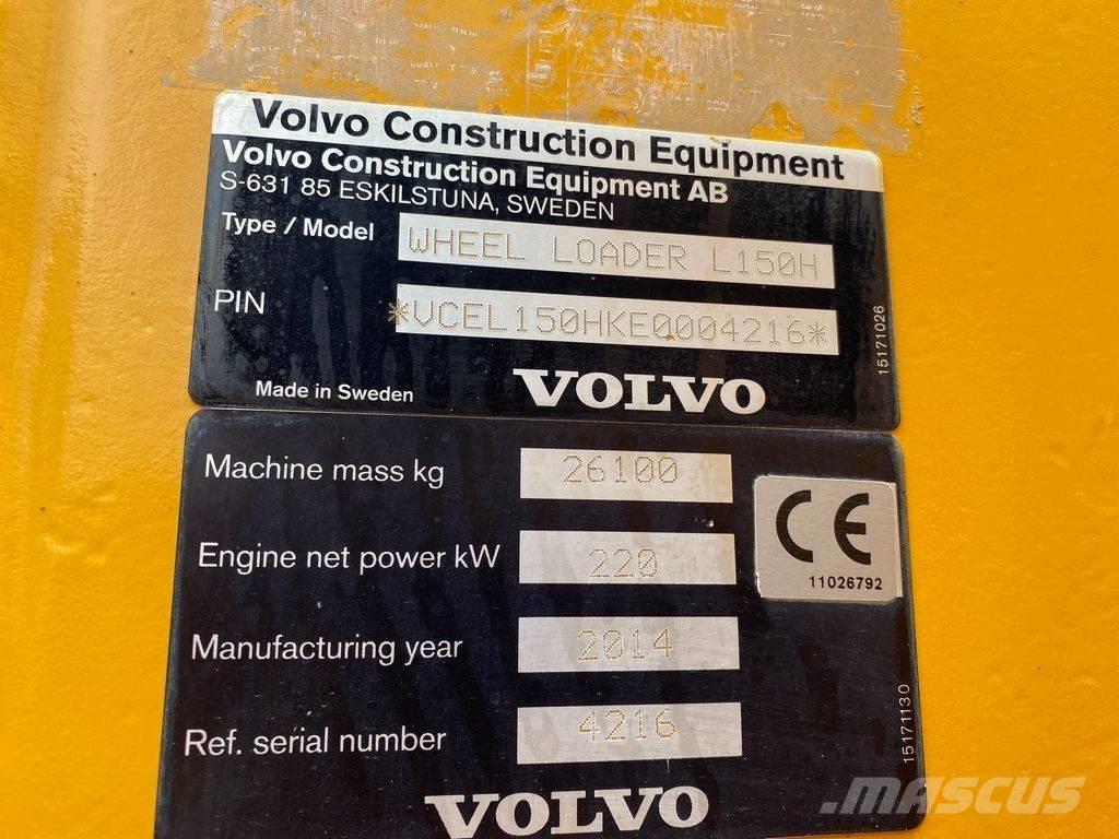 Volvo L 150 H Ładowarki kołowe