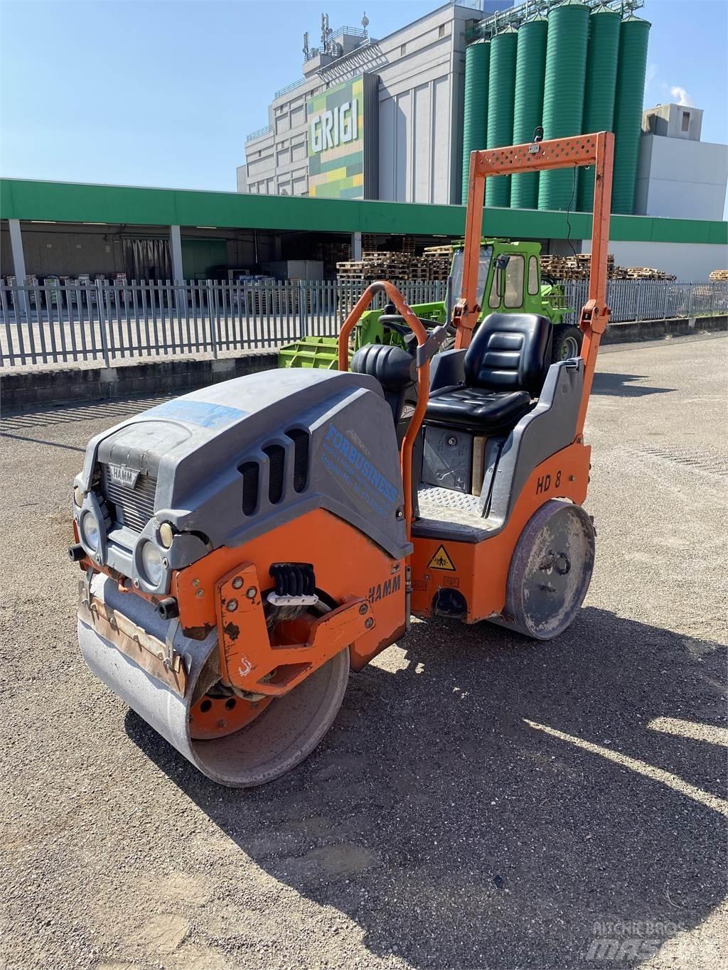 Hamm HD 8 Walce dwubębnowe