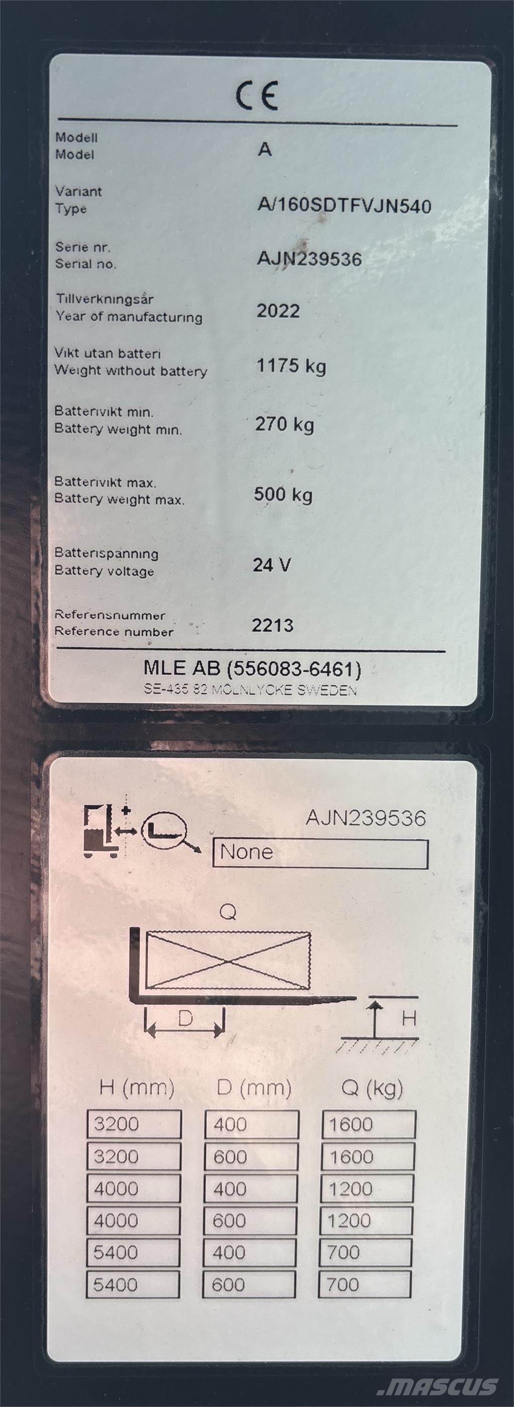 Atlet A160 Samojezdne maszyny do załadunku