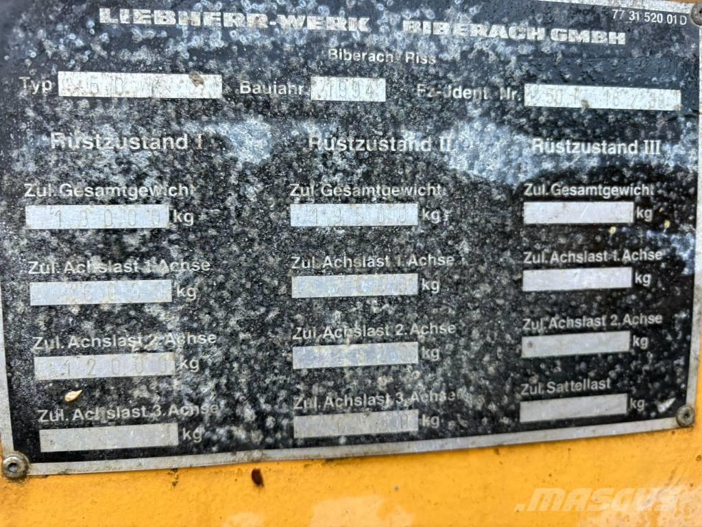 Liebherr 50 K Żurawie wieżowe