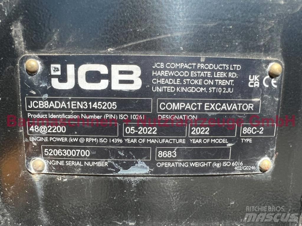 JCB 86C-2 Mono -Demo- Midikoparki  7t - 12t
