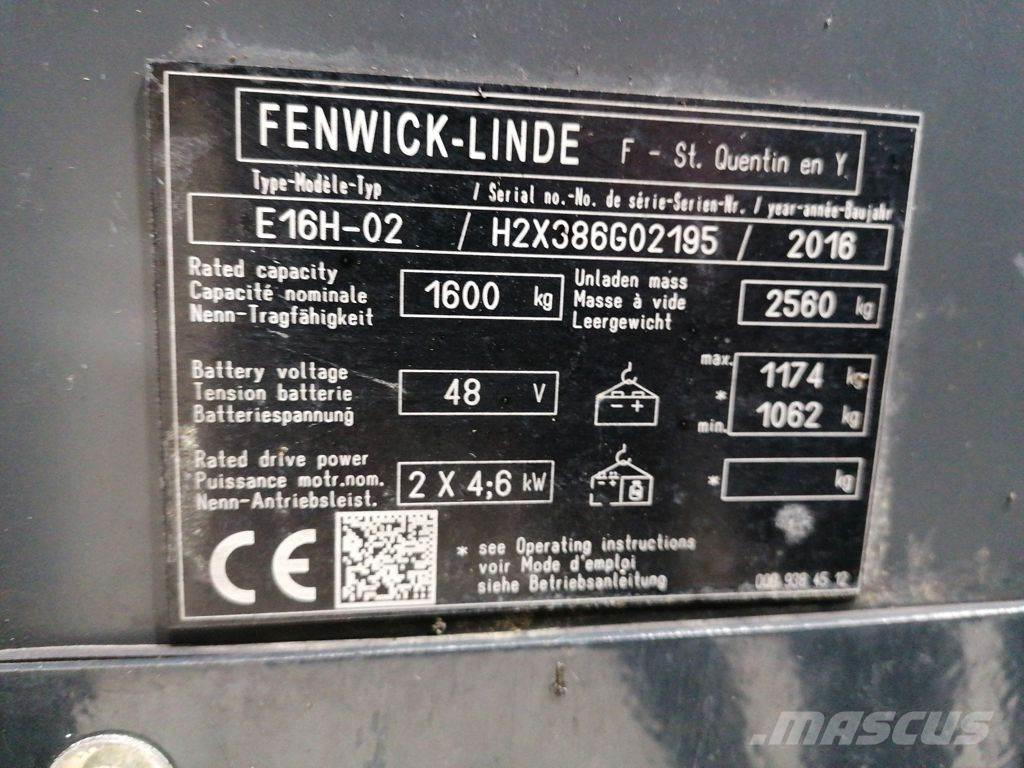 Linde E16H-02 Wózki elektryczne