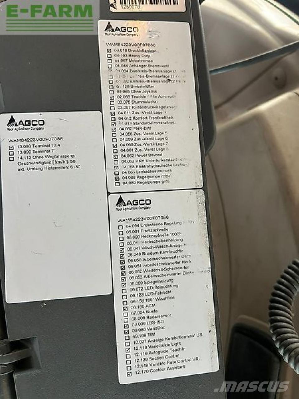 Fendt 828 vario Ciągniki rolnicze